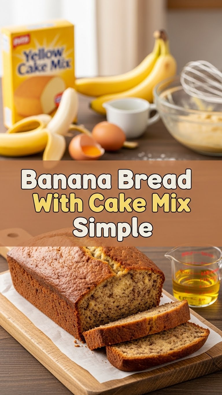 Banana Bread Recipe With Cake Mix Simple