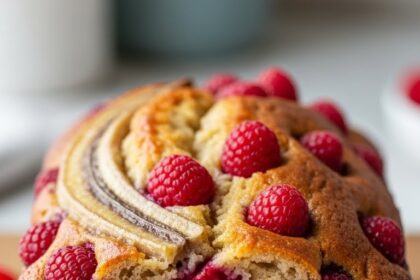 Banana Raspberry Bread
