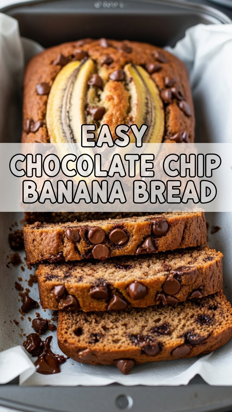 Easy Chocolate Chip Banana Bread