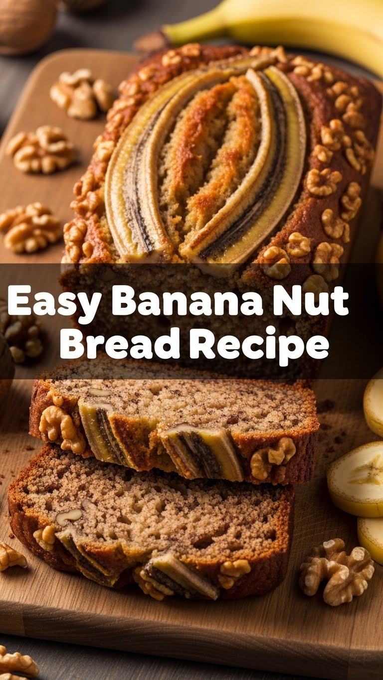Easy Banana Nut Bread Recipe