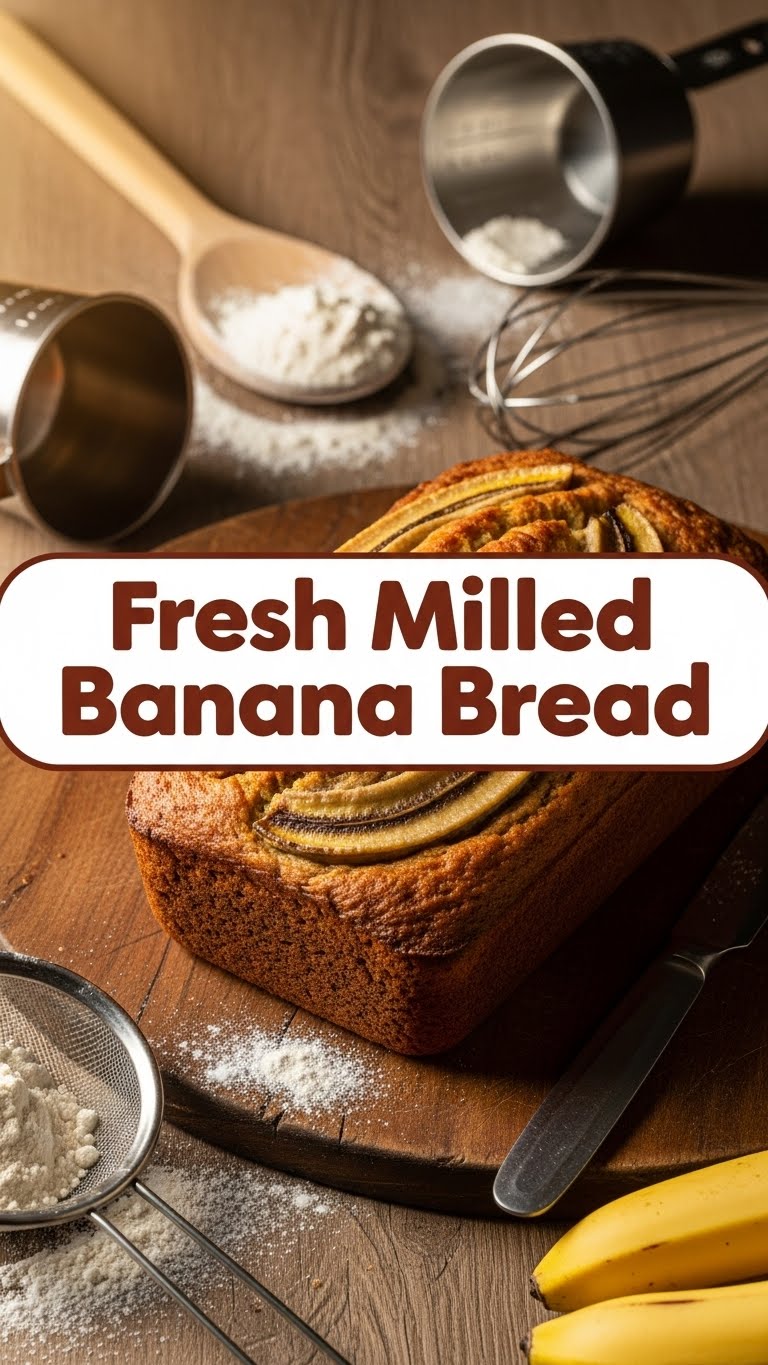 Fresh Milled Banana Bread