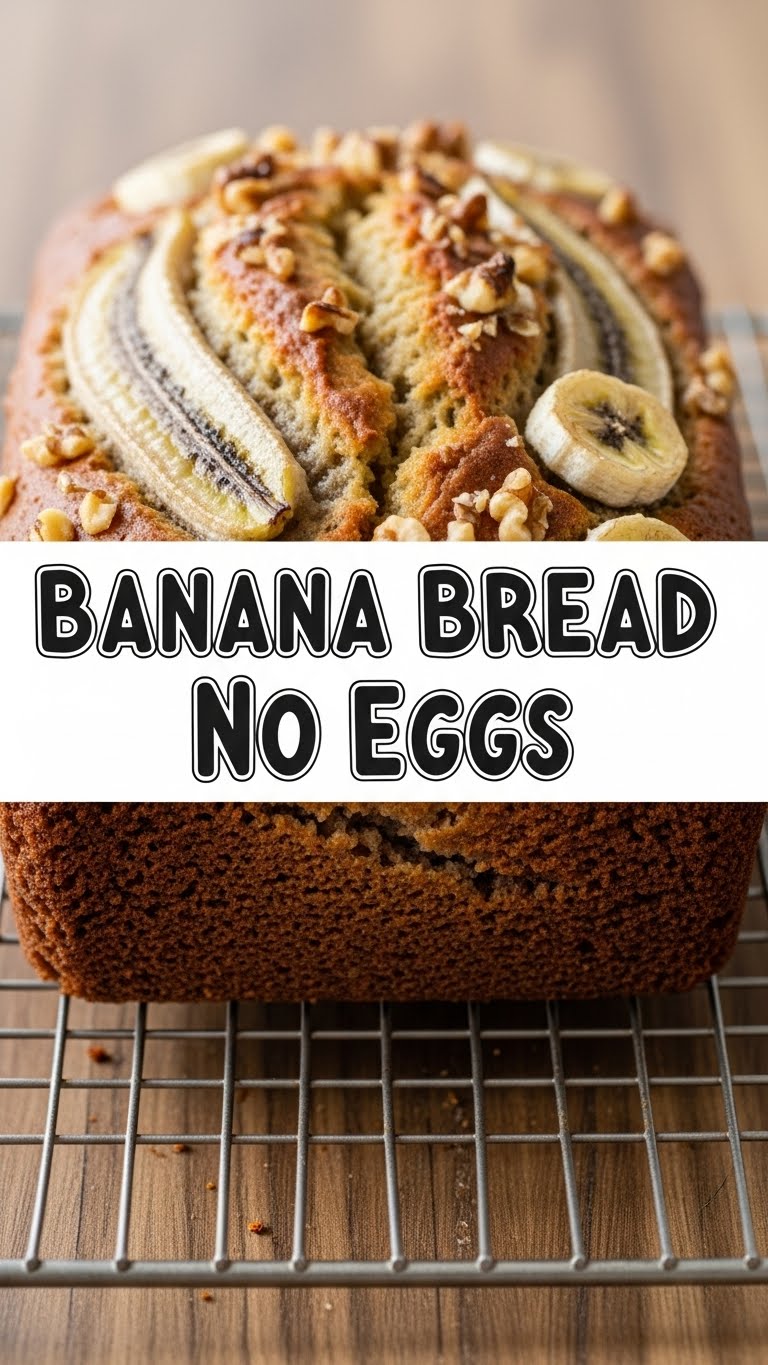 Banana Bread No Eggs