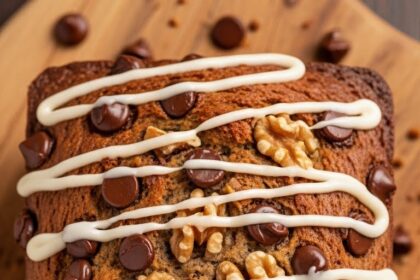 Banana Nut Chocolate Chip Bread