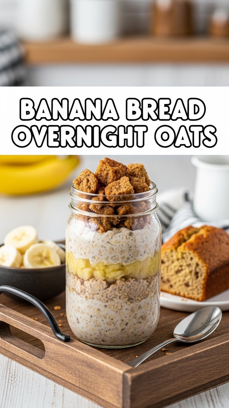 Banana Bread Overnight Oats
