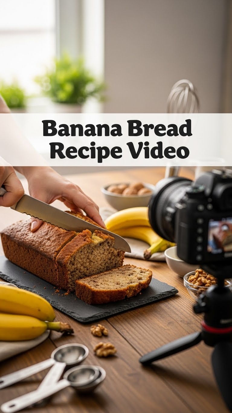 Banana Bread Recipe Video
