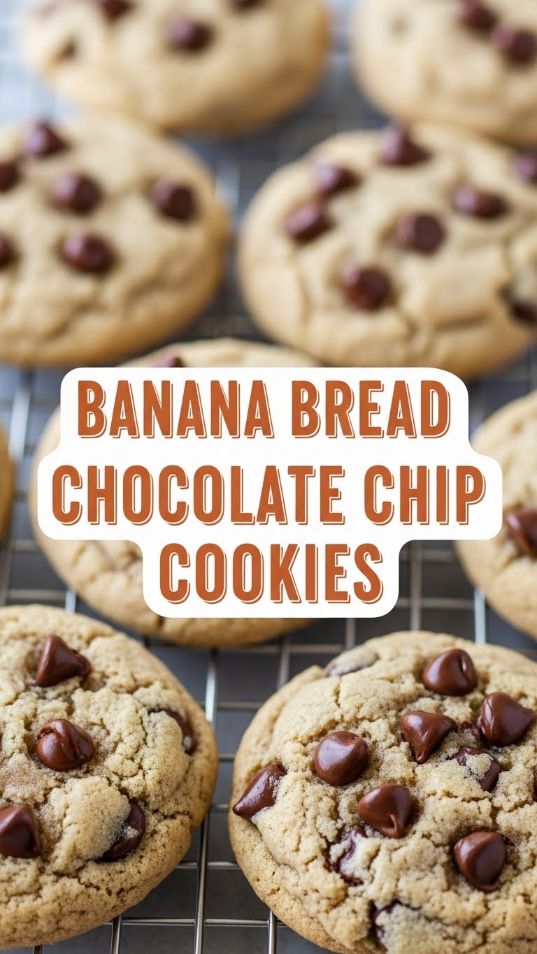 Banana Bread Chocolate Chip Cookies
