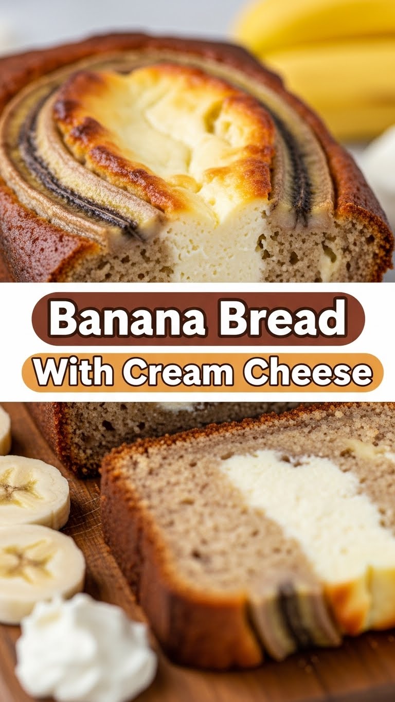 Banana Bread With Cream Cheese