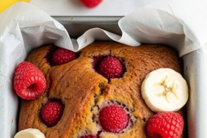 Raspberry Banana Bread