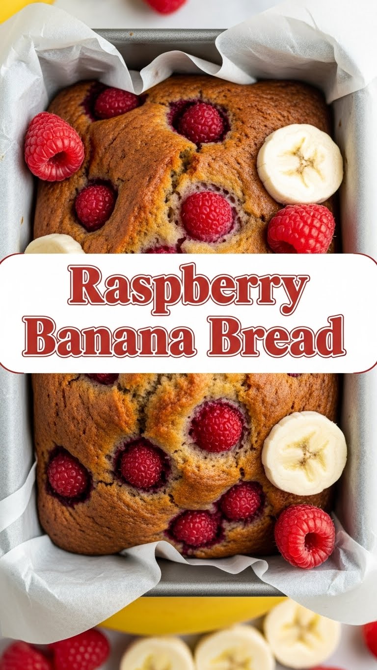 Raspberry Banana Bread