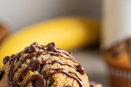 Banana Bread Muffins Chocolate Chip