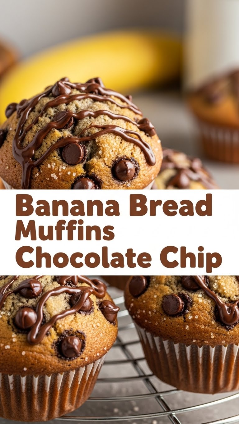 Banana Bread Muffins Chocolate Chip