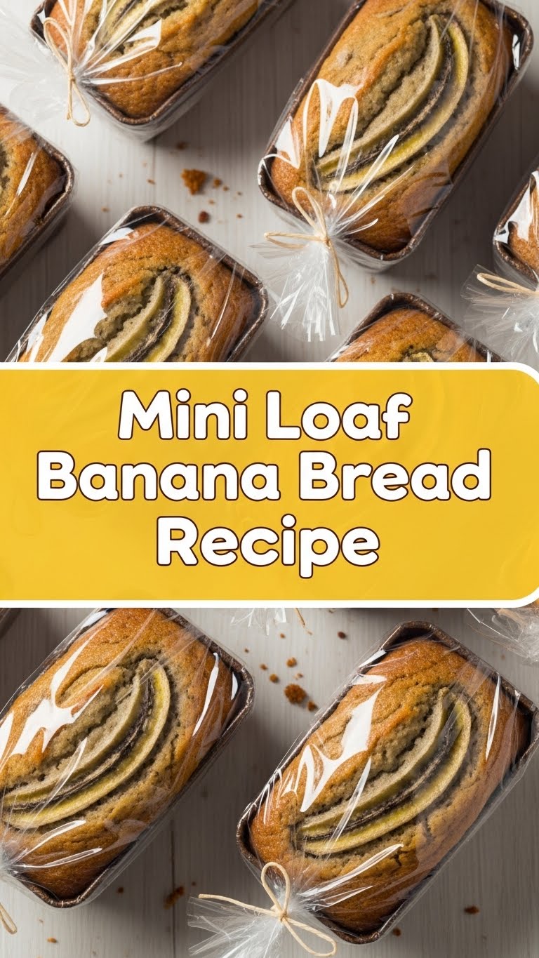 Mini Loaf Banana Bread Recipe