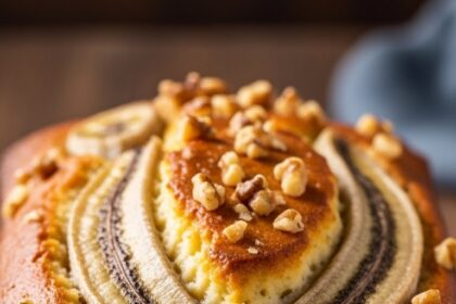 Cheesecake Banana Bread