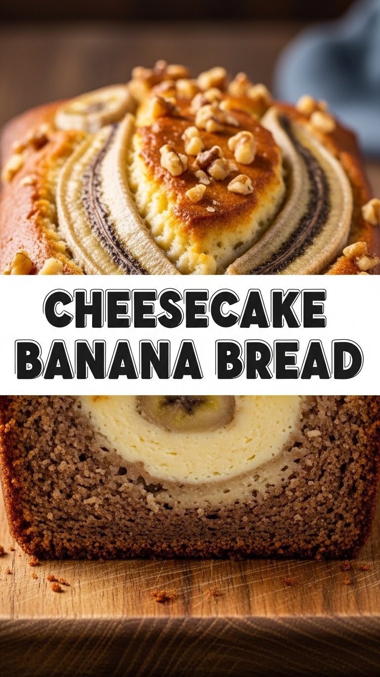 Cheesecake Banana Bread