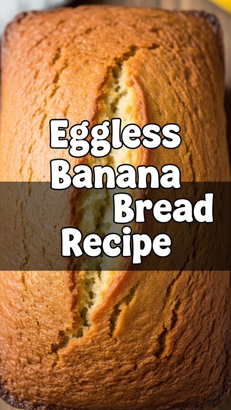 Eggless Banana Bread Recipe