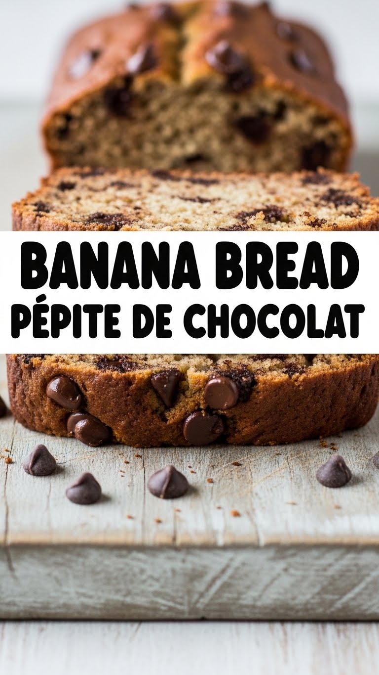 Banana Bread Pepite De Chocolat