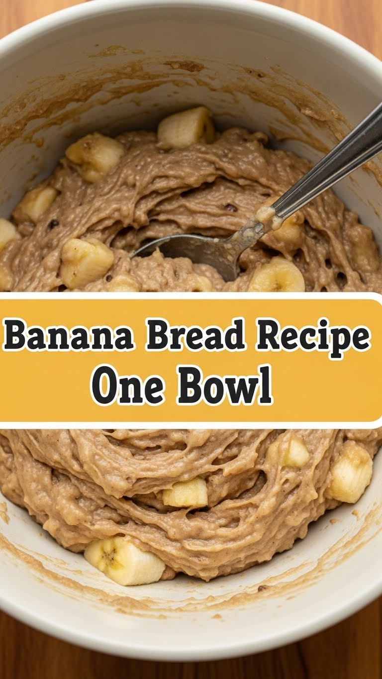 Banana Bread Recipe One Bowl