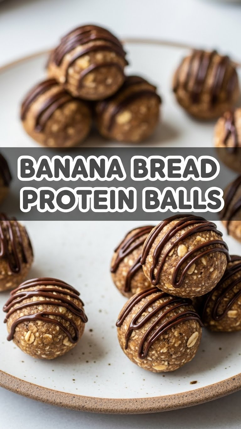 Banana Bread Protein Balls