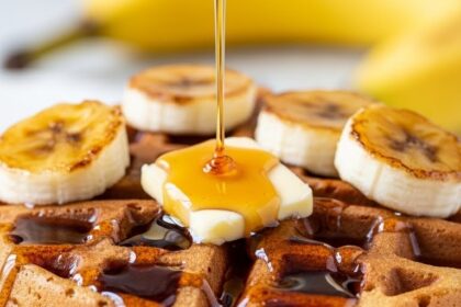 Banana Bread Waffles
