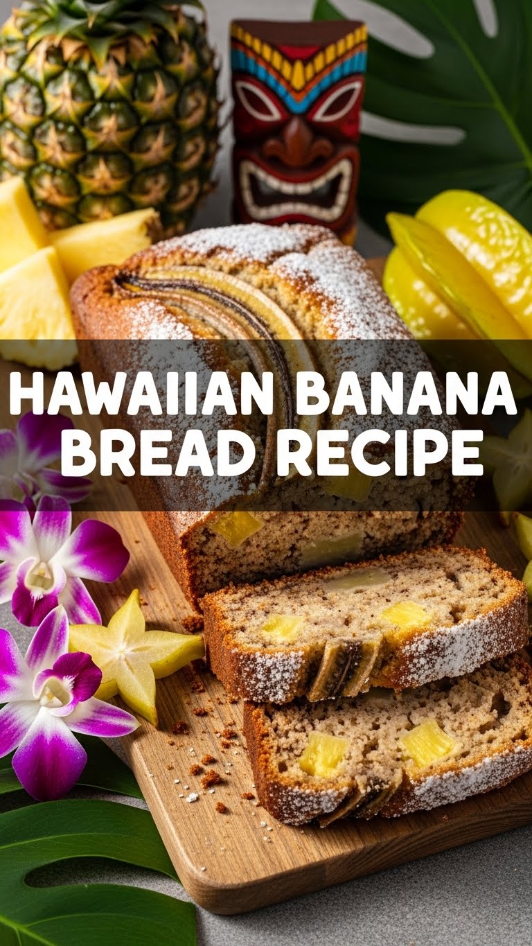 Hawaiian Banana Bread Recipe