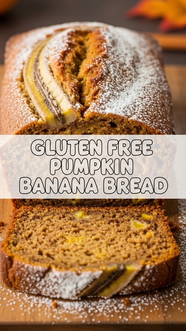 Gluten Free Pumpkin Banana Bread