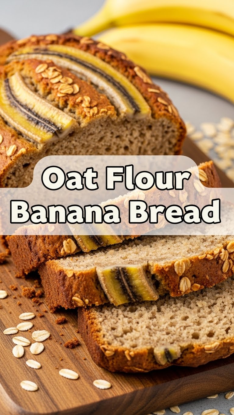 Oat Flour Banana Bread