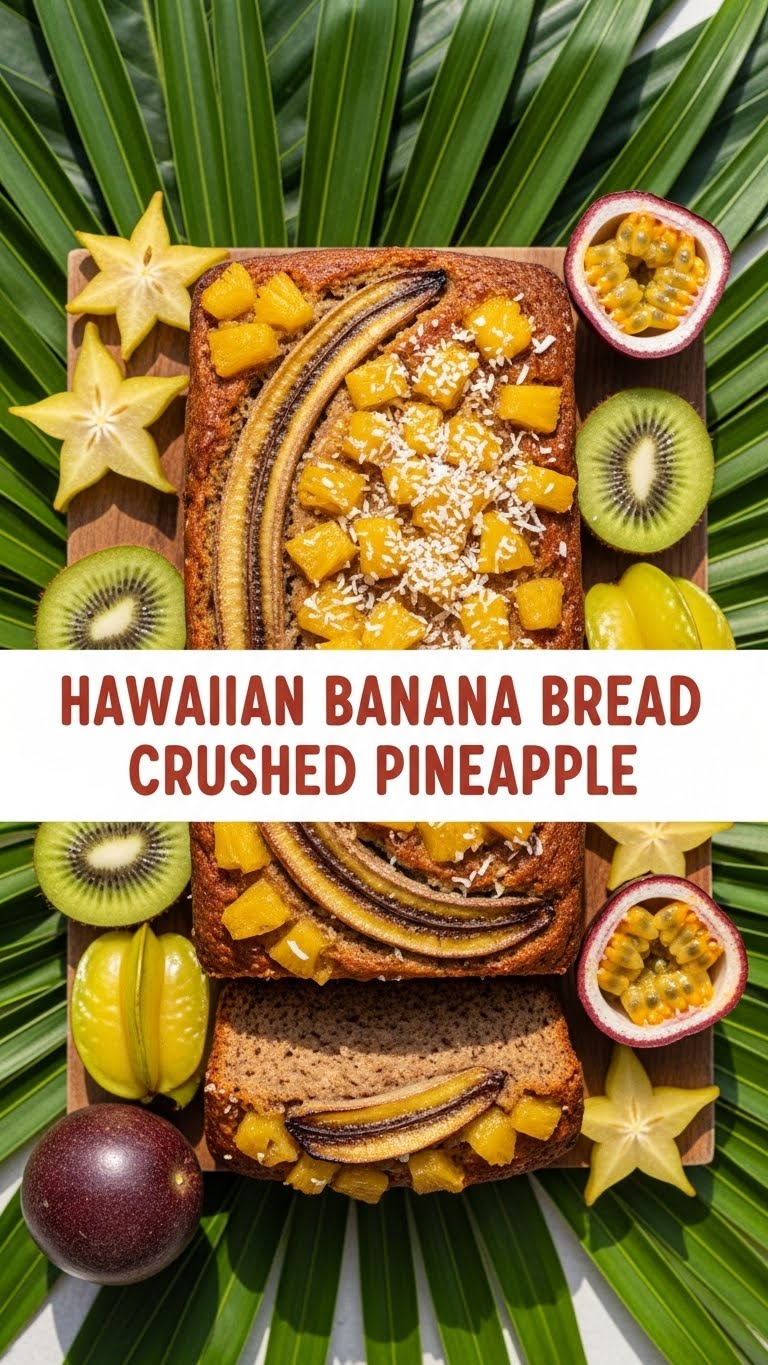 Hawaiian Banana Bread Crushed Pineapple