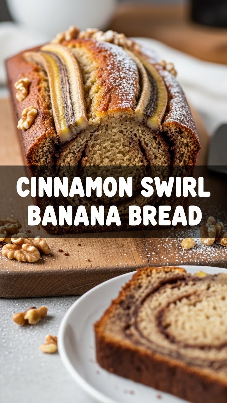 Cinnamon Swirl Banana Bread