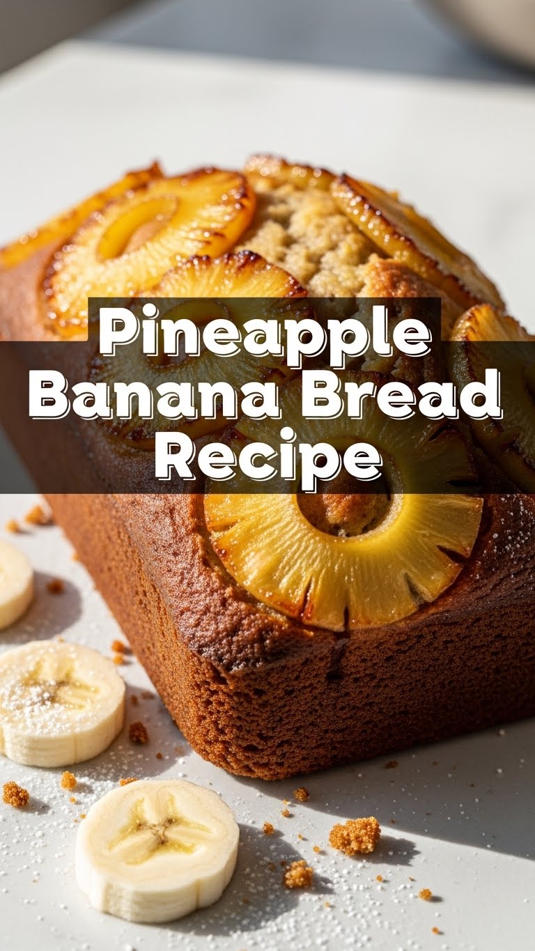 Pineapple Banana Bread Recipe