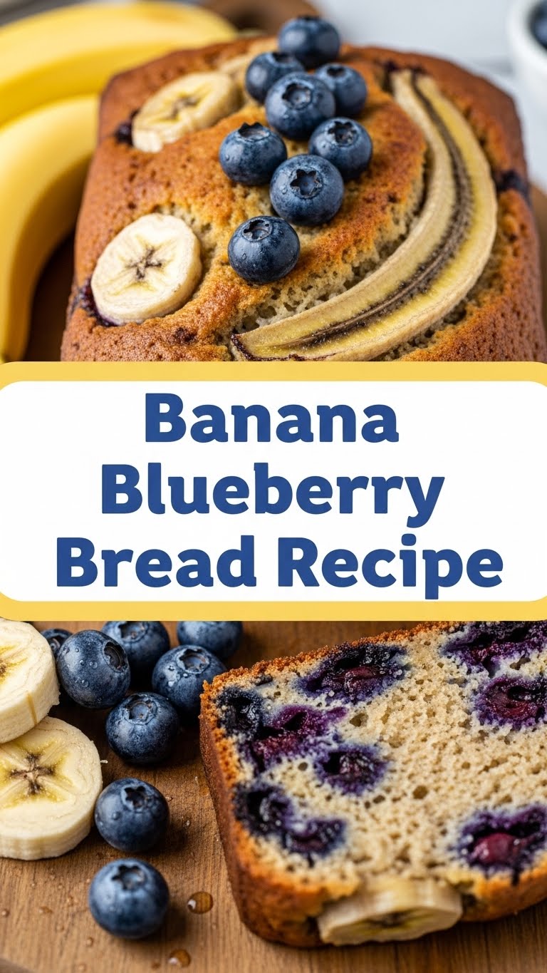 Banana Blueberry Bread Recipe