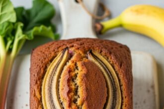 Rhubarb Banana Bread