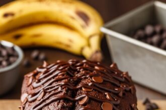 Chocolate Chocolate Chip Banana Bread