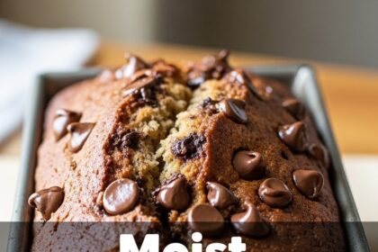 Moist Chocolate Chip Banana Bread