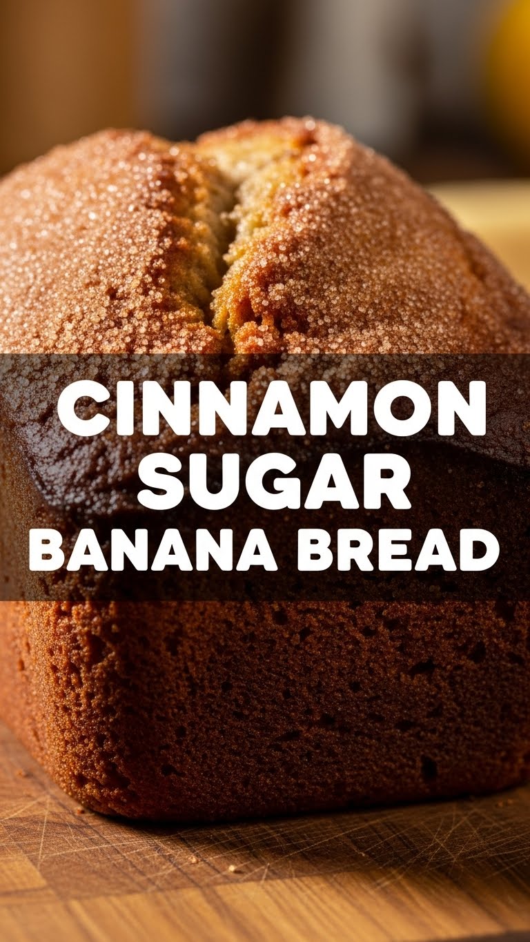 Cinnamon Sugar Banana Bread