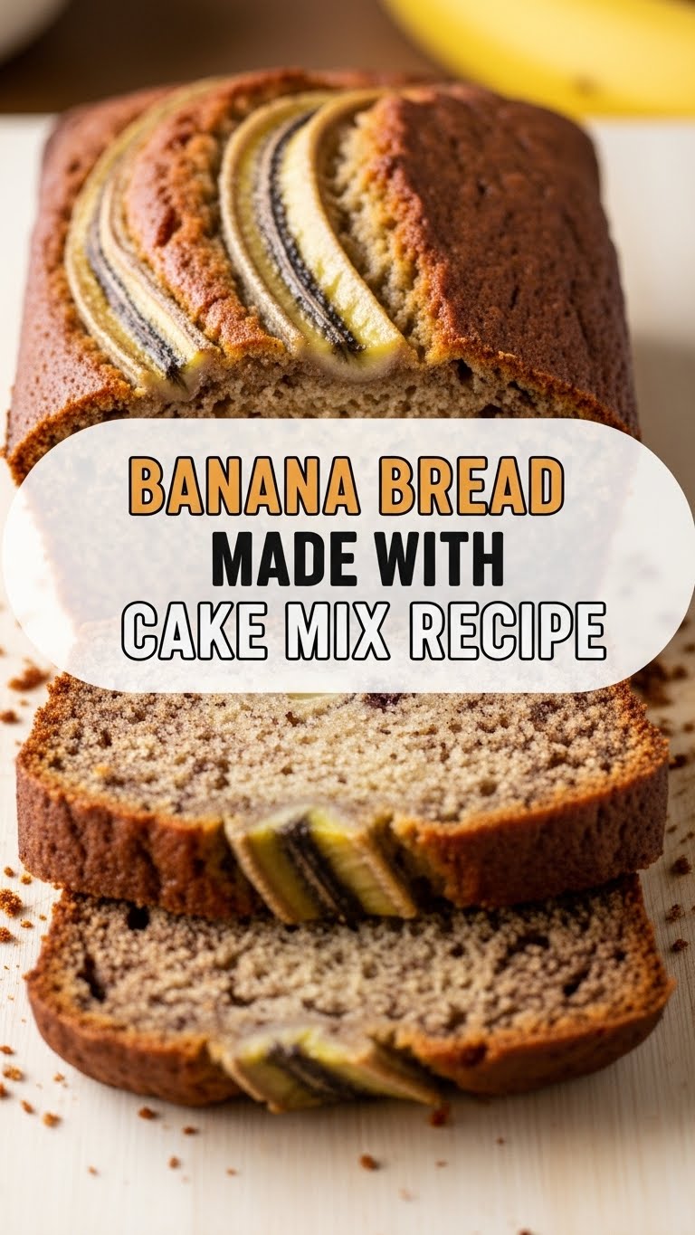 Banana Bread Made With Cake Mix Recipe
