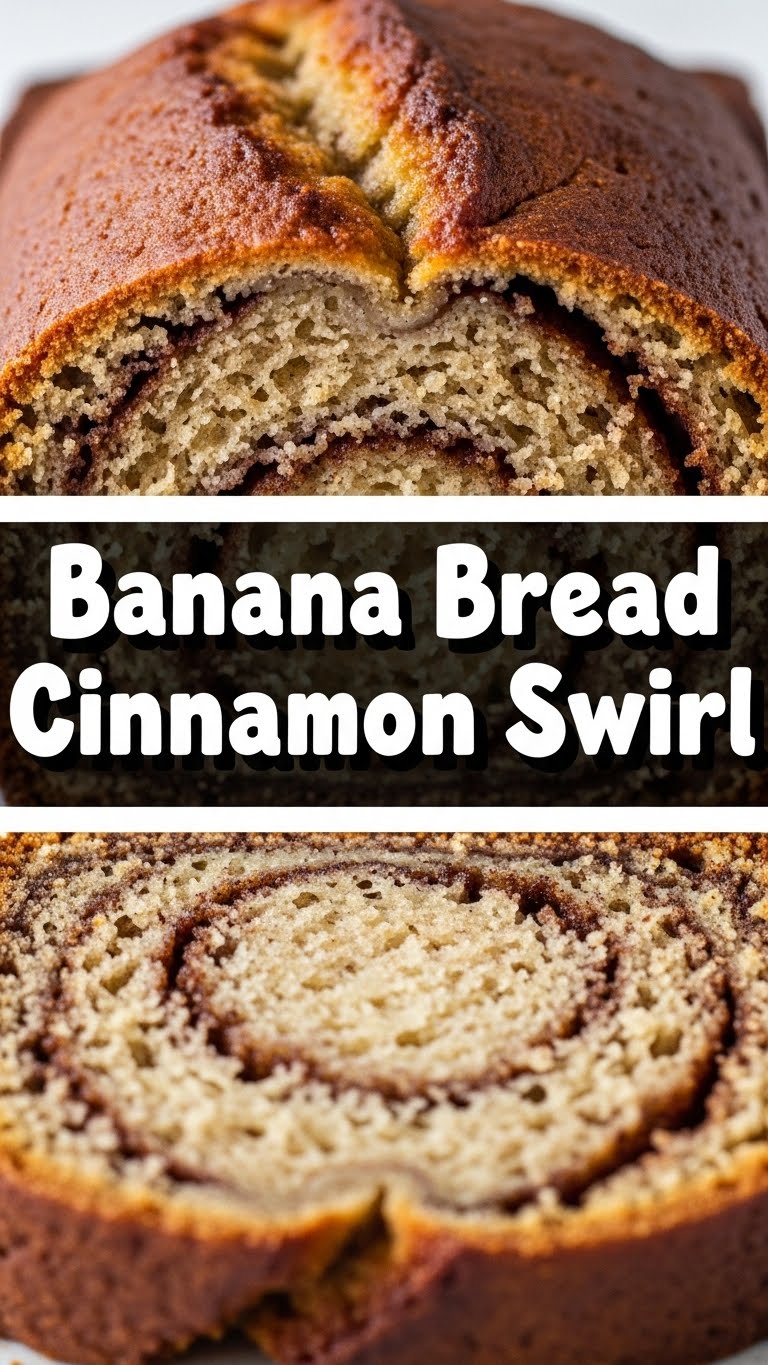 Banana Bread Cinnamon Swirl