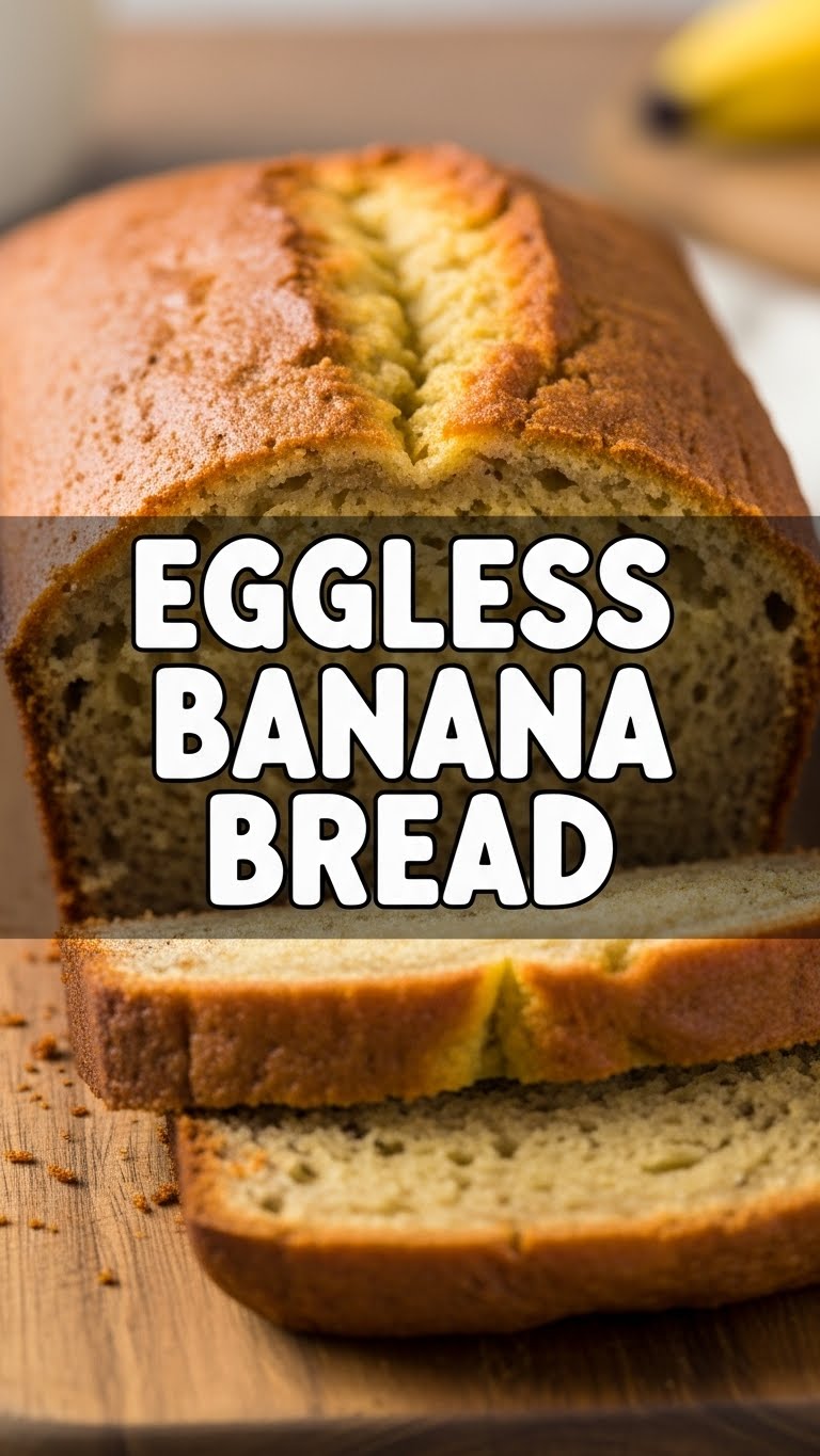 Eggless Banana Bread