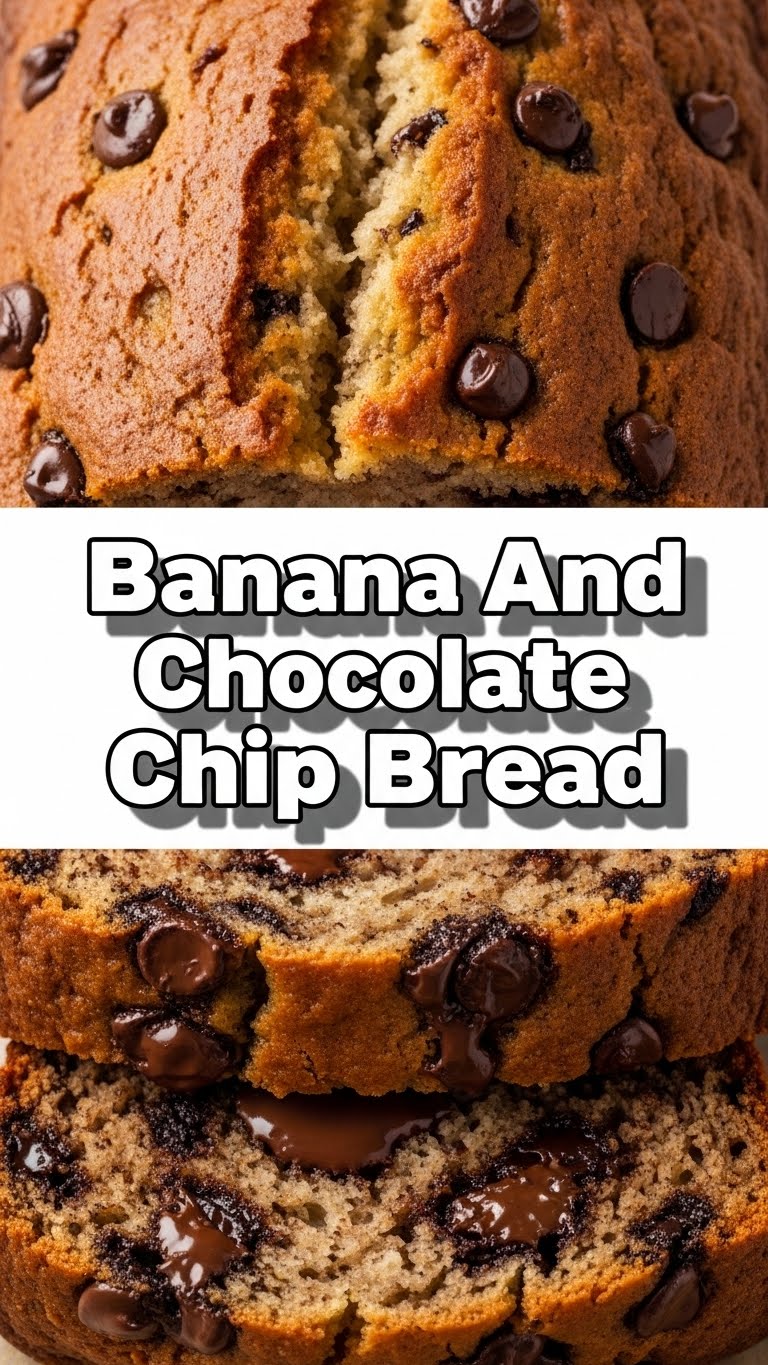 Banana And Chocolate Chip Bread