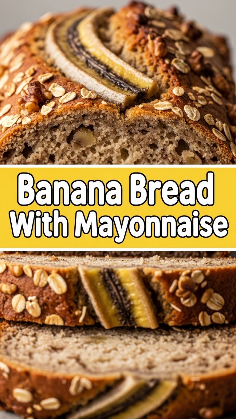 Banana Bread With Mayonnaise