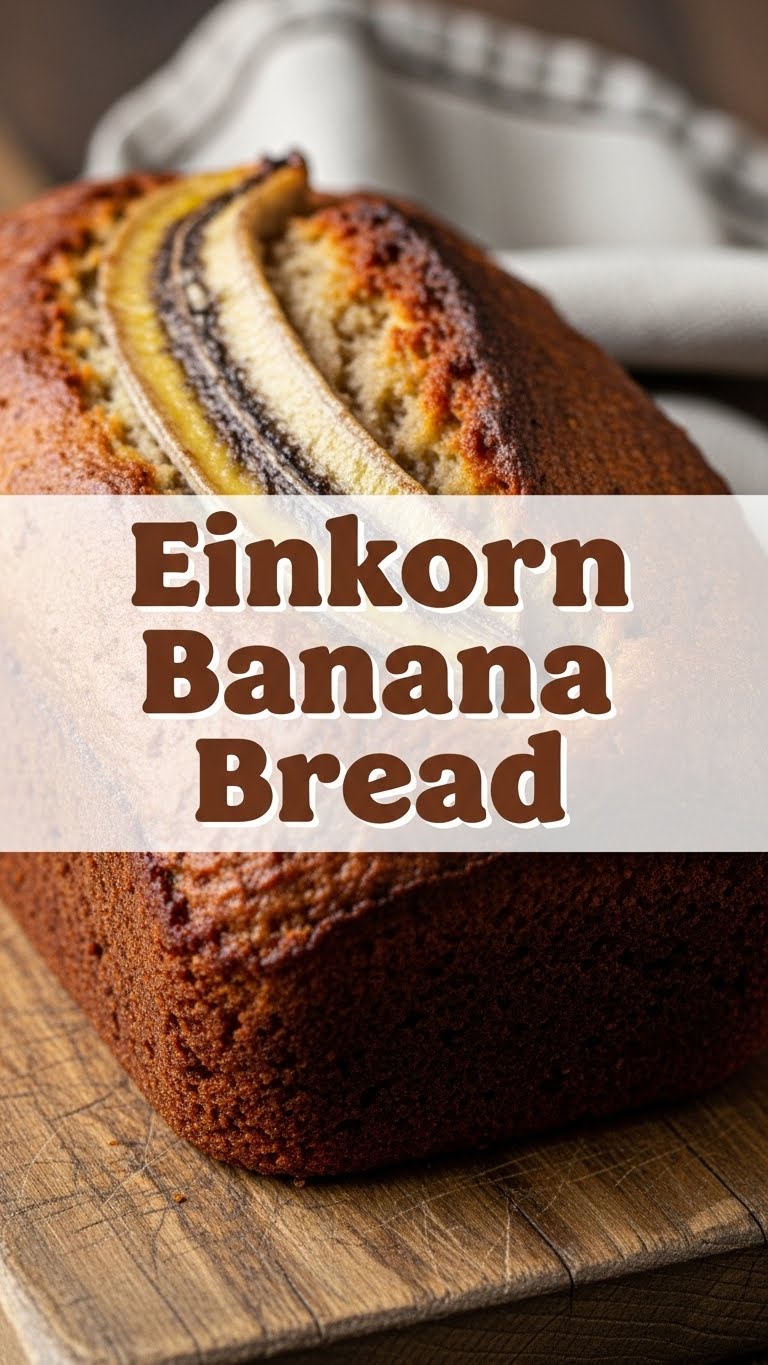 Einkorn Banana Bread