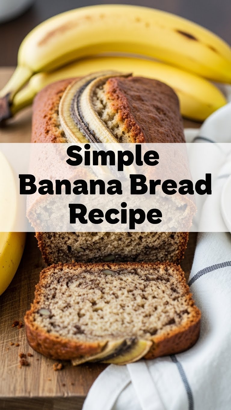 Simple Banana Bread Recipe
