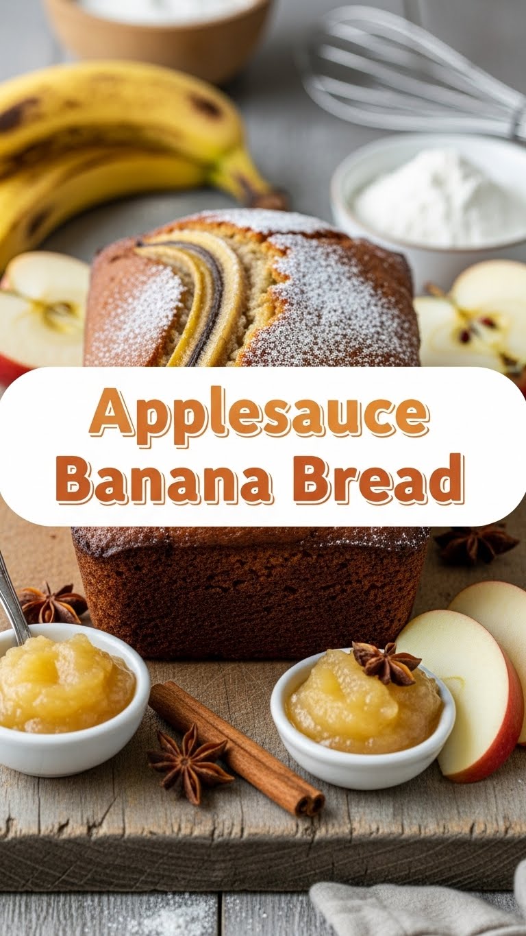 Applesauce Banana Bread