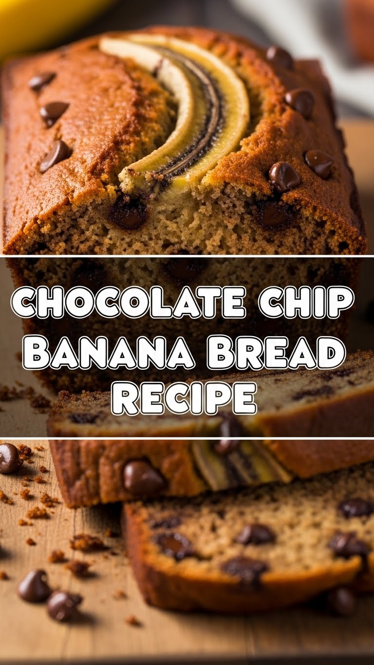 Chocolate Chip Banana Bread Recipe