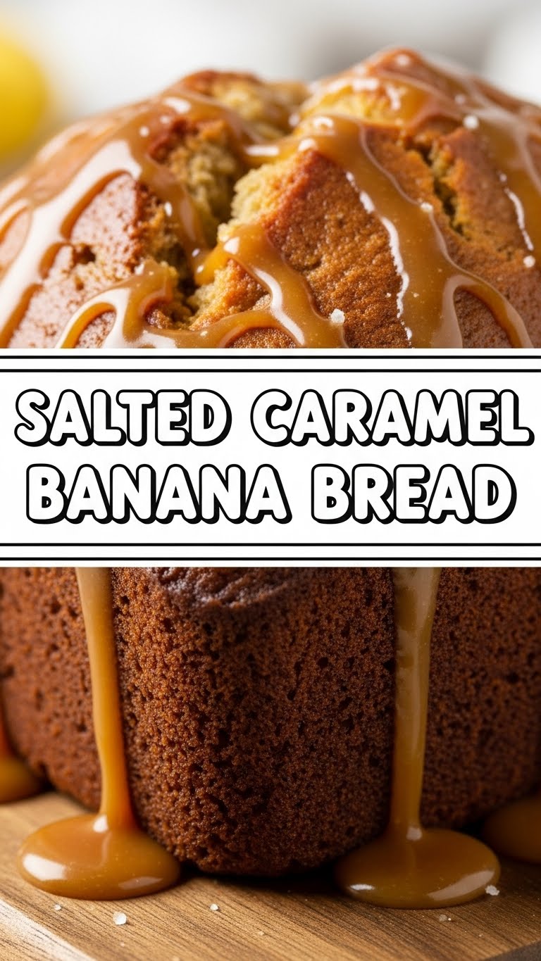 Salted Caramel Banana Bread