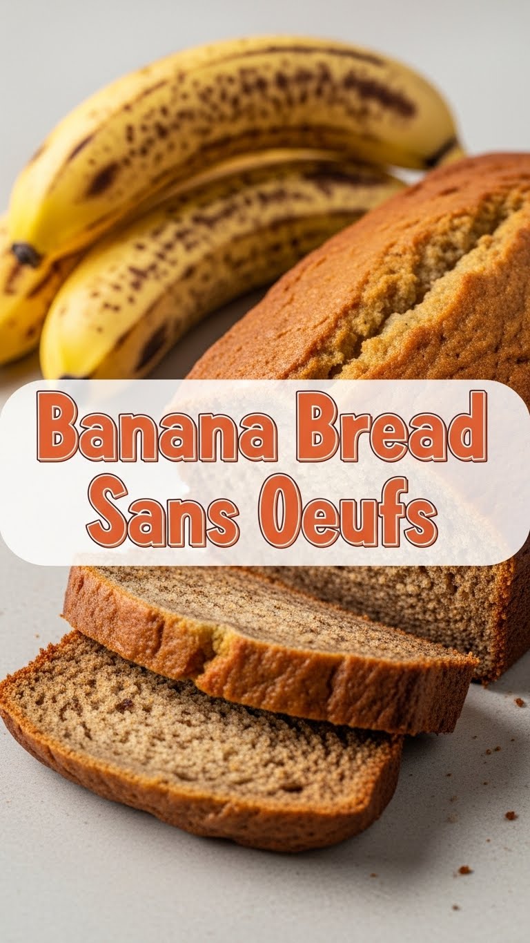Banana Bread Sans Oeufs