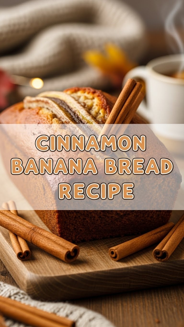 Cinnamon Banana Bread Recipe