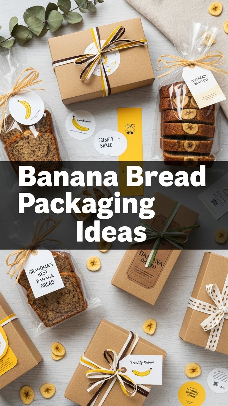 Banana Bread Packaging Ideas