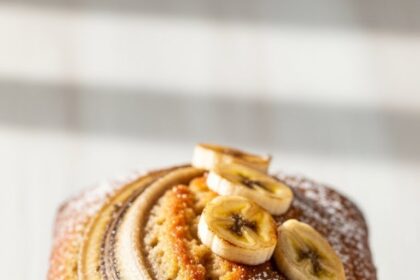 Banana Bread Sans Sucre