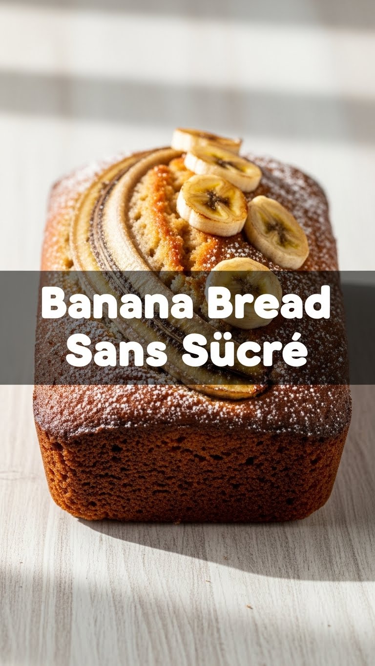 Banana Bread Sans Sucre