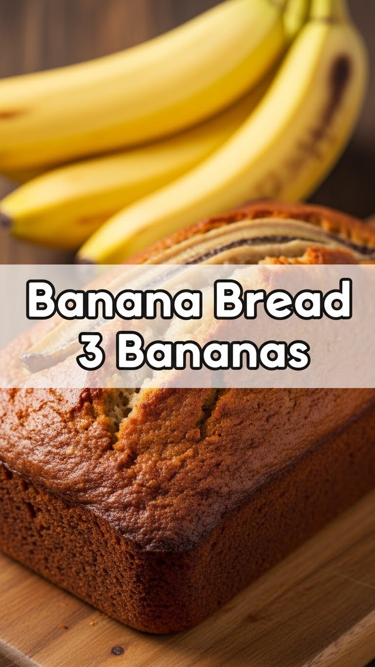 Banana Bread 3 Bananas